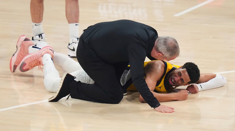 JUSTIN: Tyrese Haliburton has suffered a lower right leg injury and will not P…read more.