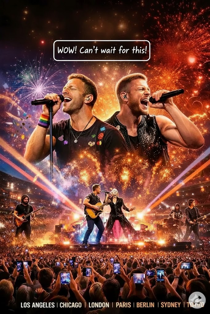 The Impossible Duet: Why Coldplay and Imagine Dragons are Breaking Every Rule for Their 2026 “Super-Show.”