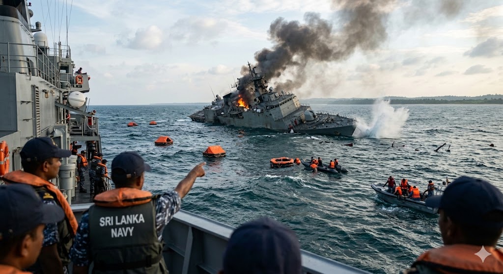 BREAKING 🚨:U.S. Submarine Destroys Iranian Frigate Near Sri Lanka; confirmed 87 Casualties…