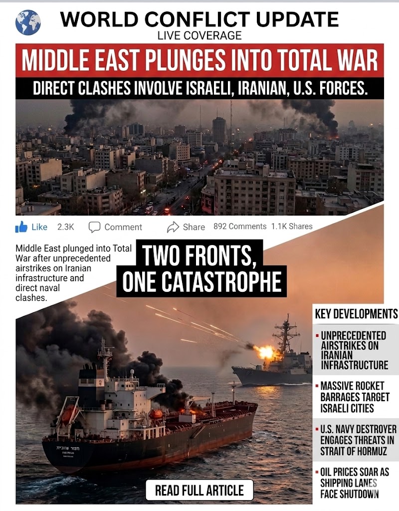 GLOBAL CONFLICT: Middle East Plunges into Total War…